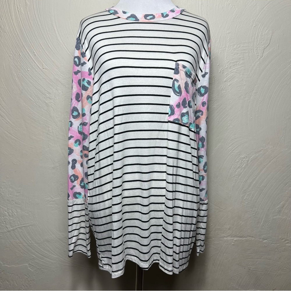 Haptics by Holly Harper Long Sleeve Tee Medium NWT!!